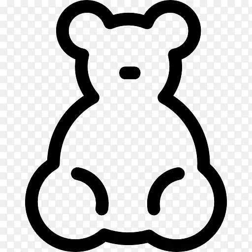 熊电脑图标婴儿玩具-小熊