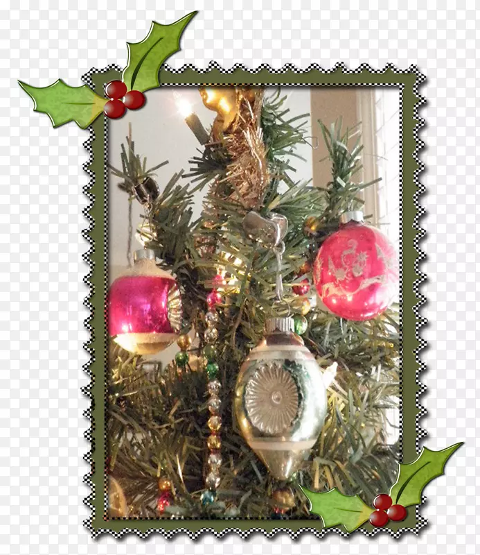 圣诞节装饰品，圣诞节装饰，杉树.各种古董装饰