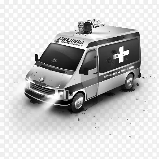 救护车电脑图标紧急车辆剪辑艺术-救护车