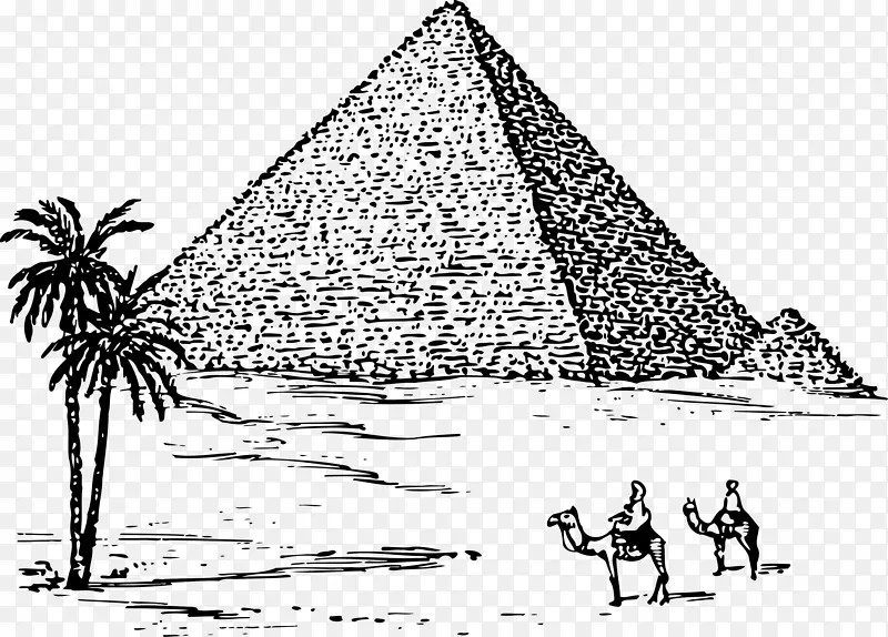 古埃及金字塔大金字塔中美金字塔绘制埃及