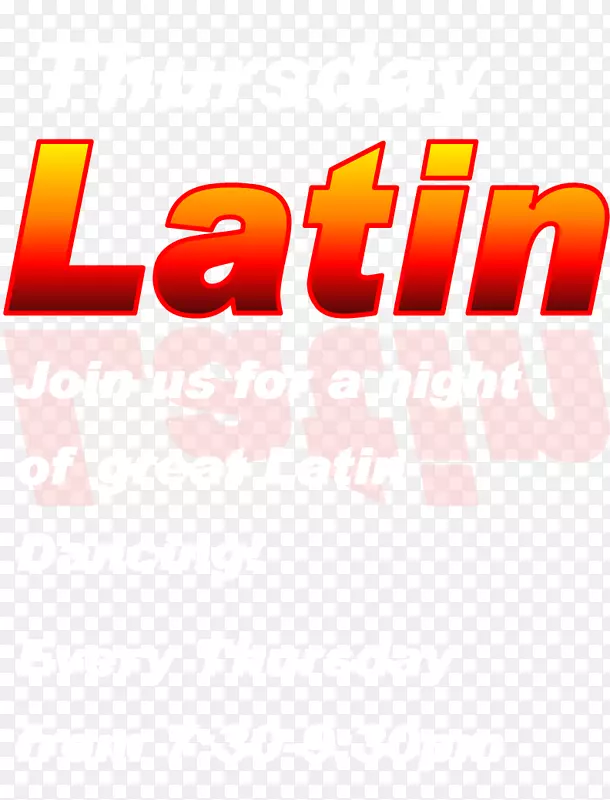 拉丁舞团体舞蹈平面设计舞蹈室-拉丁文