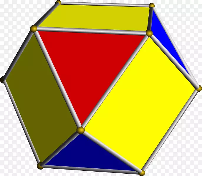 正方形三角形八面体立方四面体版本