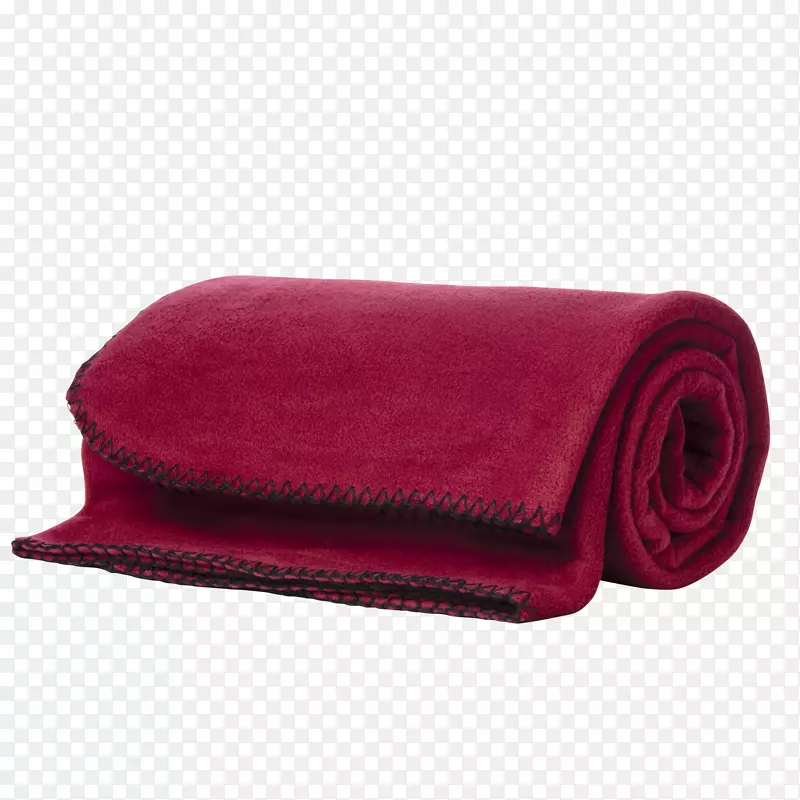 纺织极毛毯红色毛皮披肩