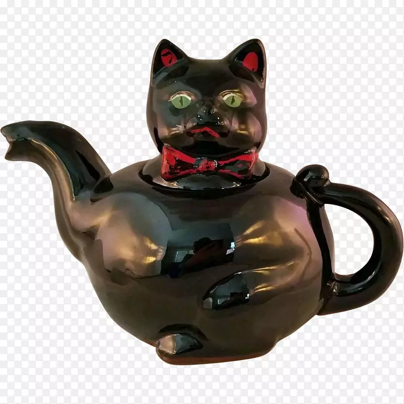 猫茶壶餐具壶陶瓷猫