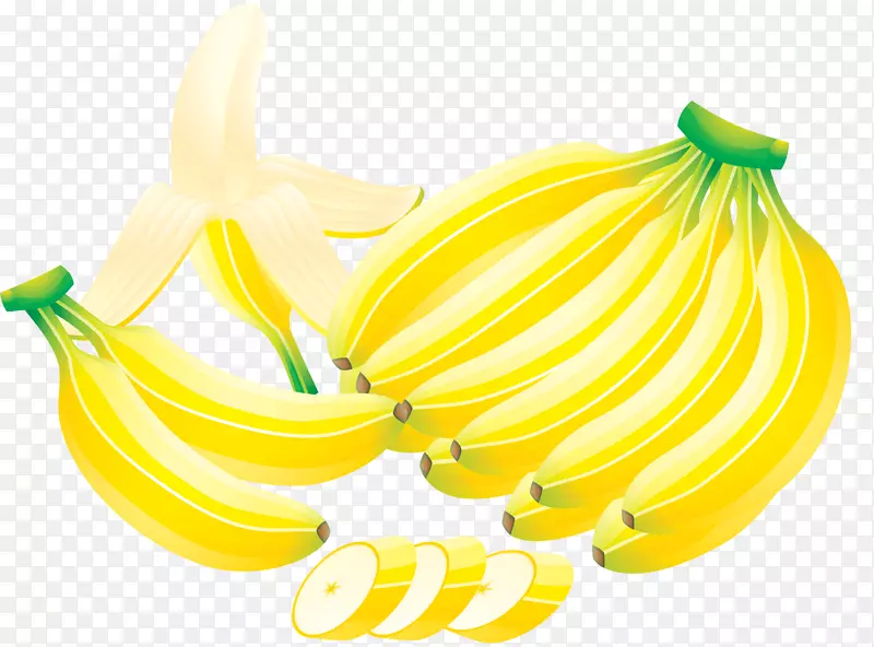 香蕉水果电脑图标剪贴画-香蕉