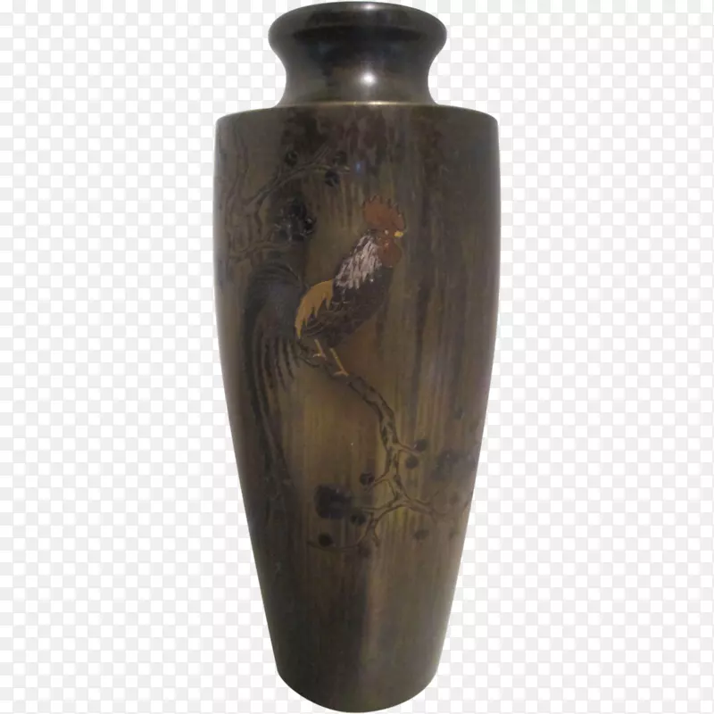 陶瓷花瓶青铜金属重音壁花瓶
