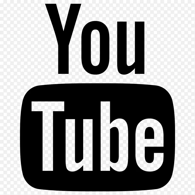 YouTube电脑图标字体令人敬畏的标志-YouTube
