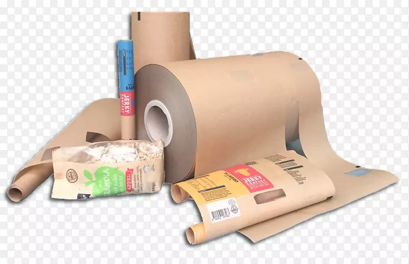 牛皮纸塑料袋包装和标签盒