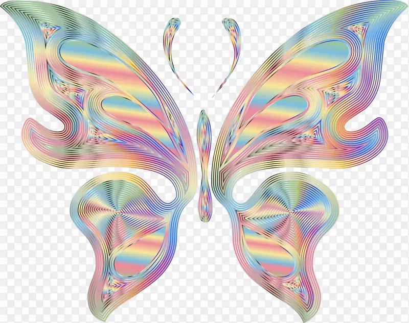 蝴蝶昆虫桌面壁纸电脑图标剪贴画-蝴蝶