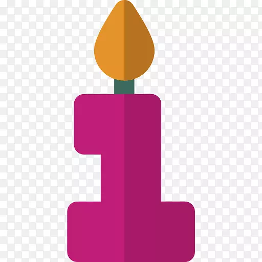 生日蛋糕电脑图标蜡烛夹艺术-生日蜡烛