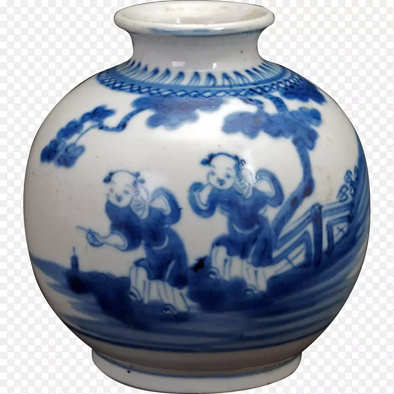 景德镇瓷青花陶花瓶