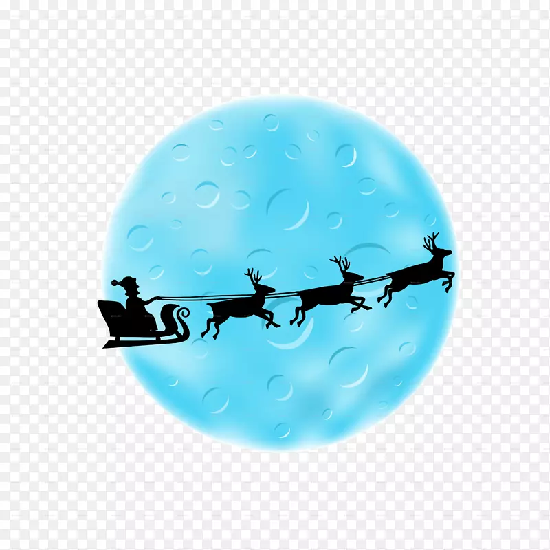 圣诞老人NORAD追踪圣诞老人驯鹿飞行圣诞老人蓝飞