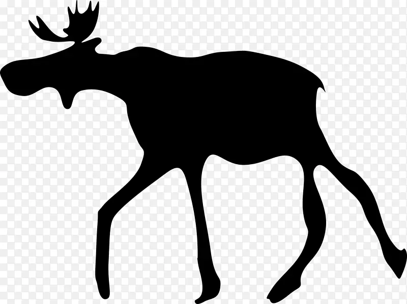 麋鹿剪贴画-麋鹿