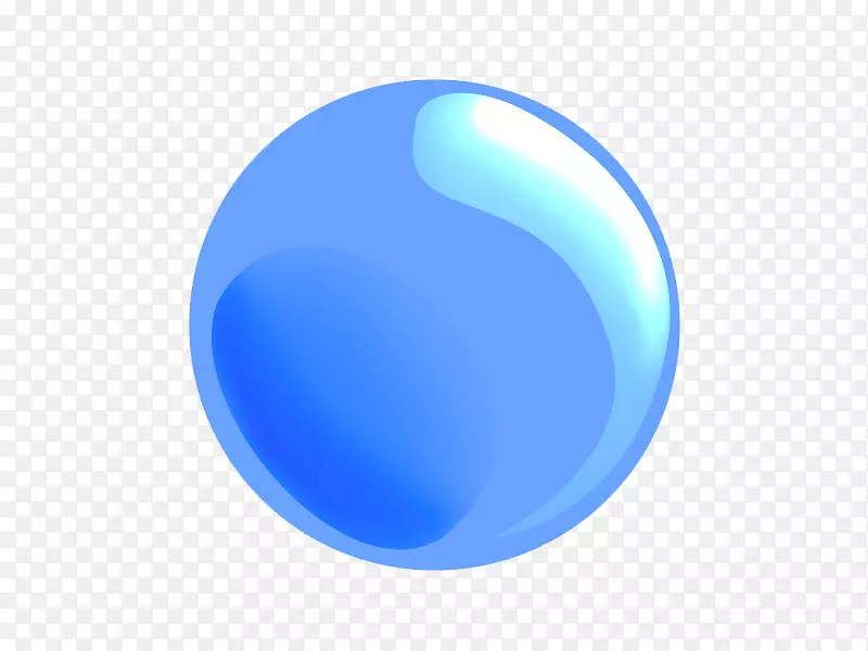 球形蓝色桌面壁纸.球形光