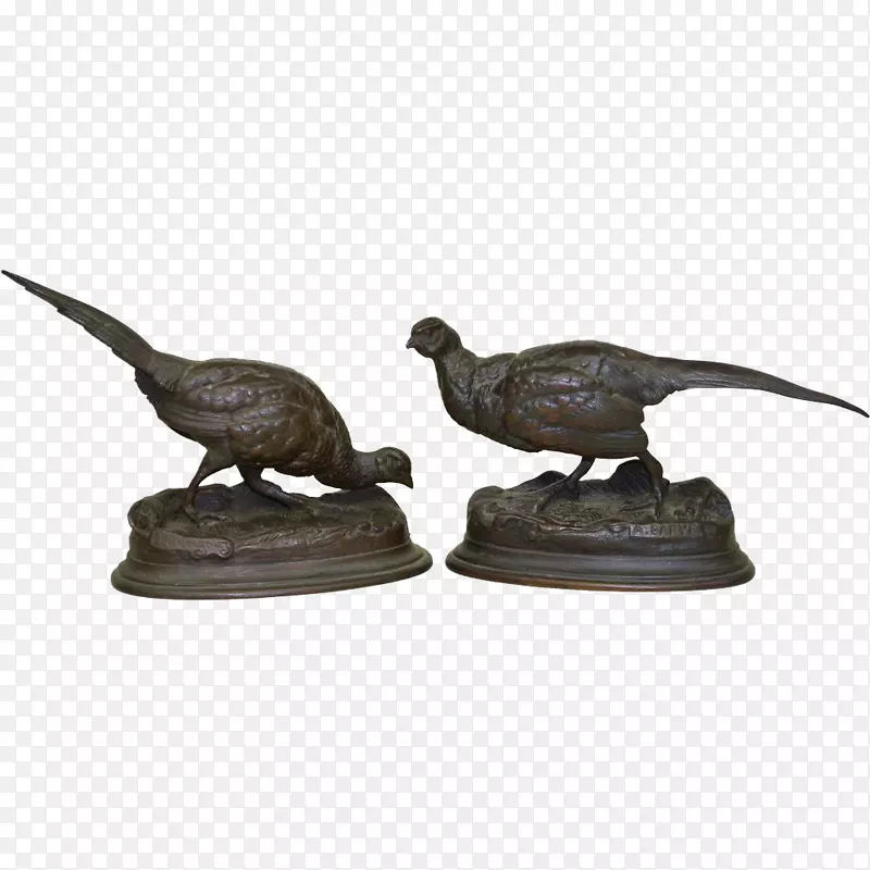 青铜雕塑野鸡雕像-水墨假山