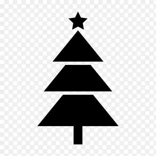 圣诞树剪影圣诞装饰-圣诞图表