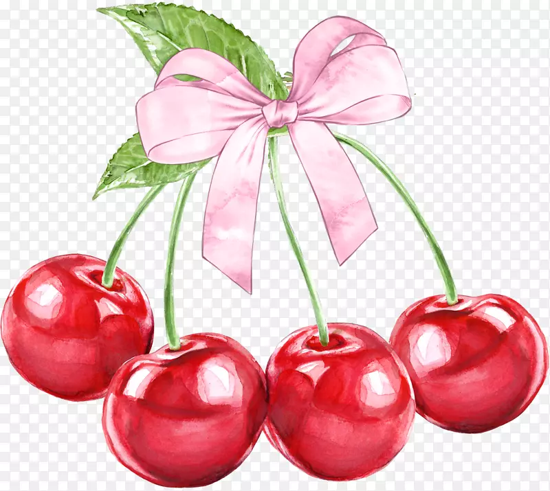 樱桃天然食物苹果浆果超级食物-童年情侣