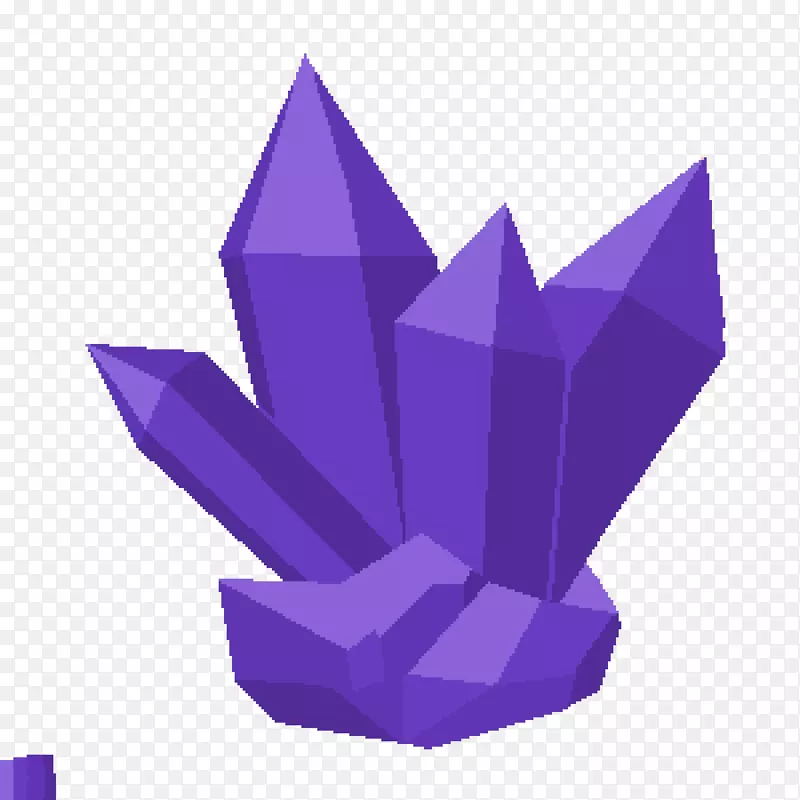 角字型-紫色水晶球