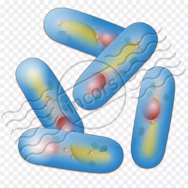 电脑图标细菌微生物学剪贴画细菌卡通