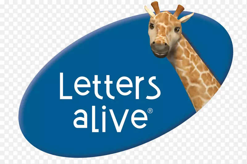 字母西班牙语字母表长颈鹿学习-奖金卡
