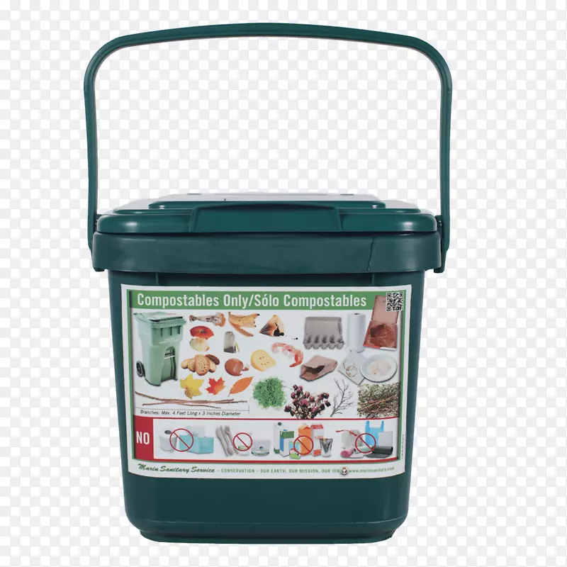 堆肥塑料袋垃圾箱和废纸篮子容器减少害虫