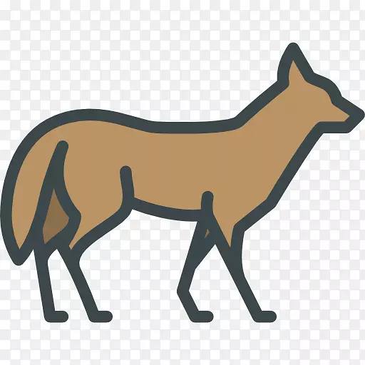 红狐迪斯尼的动物王国电脑图标土狼剪贴画-动物园