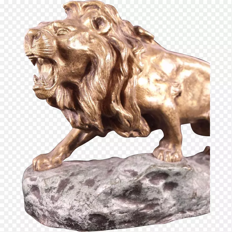 青铜雕塑狮子石雕青铜