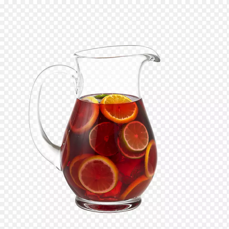 桑格里亚酒碳酸水冰茶橙汁夏季饮料标签
