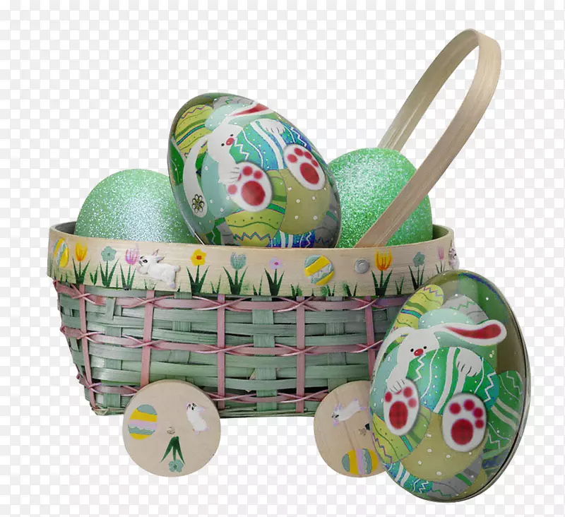 复活节兔子复活节篮子-复活节