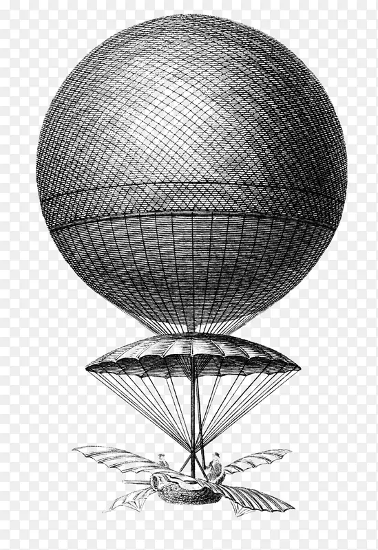 热气球绘图飞行热气球
