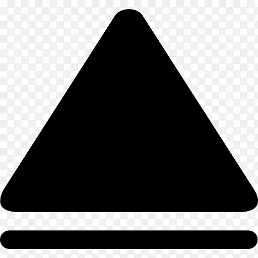 三角形白色黑m字体.三角形箭头