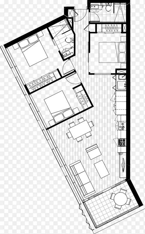 Teneriffe楼面平面图Propertymash.com公寓技术图纸-在你进入宿舍楼前冲进去