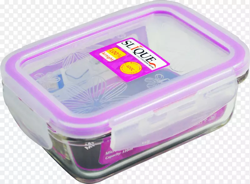 塑料紫色铝箔外卖食品容器