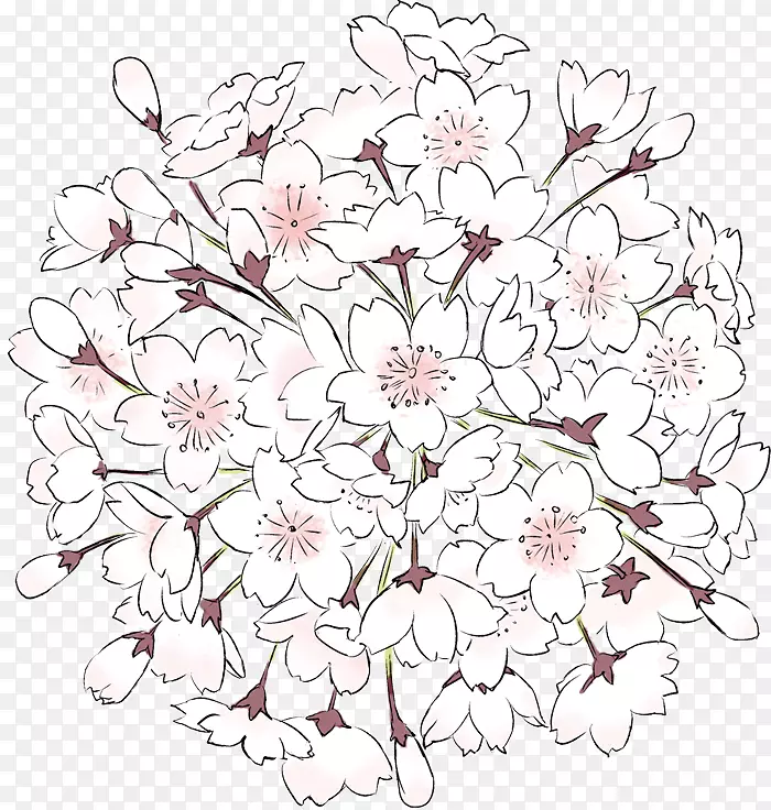 樱花花卉设计