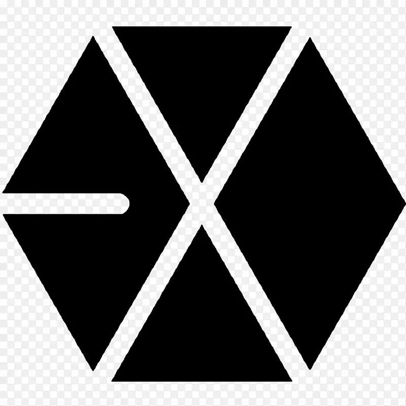 咆哮exo标志k-POP xoxo