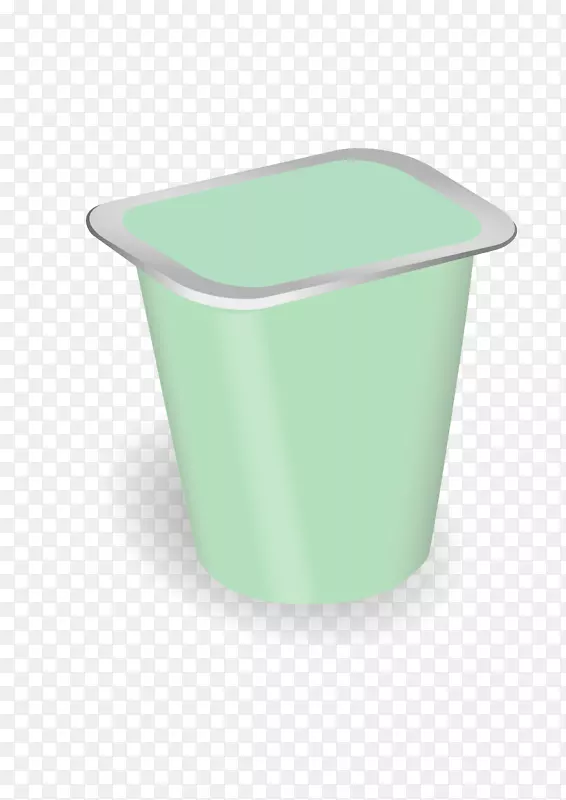 塑料绿色盖子-牛奶纸箱