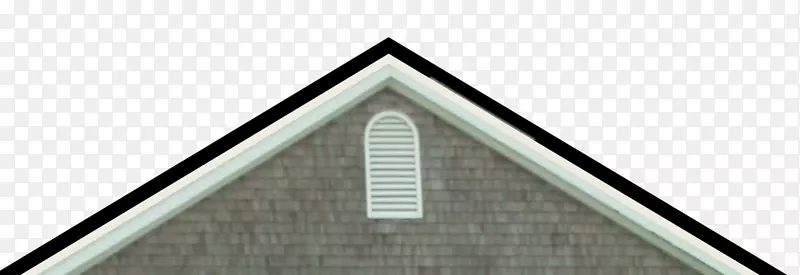 屋顶三角形正面房屋-三角形