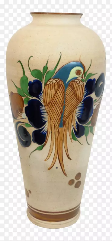 花瓶塔拉维拉陶器陶瓷花盆手绘花盆