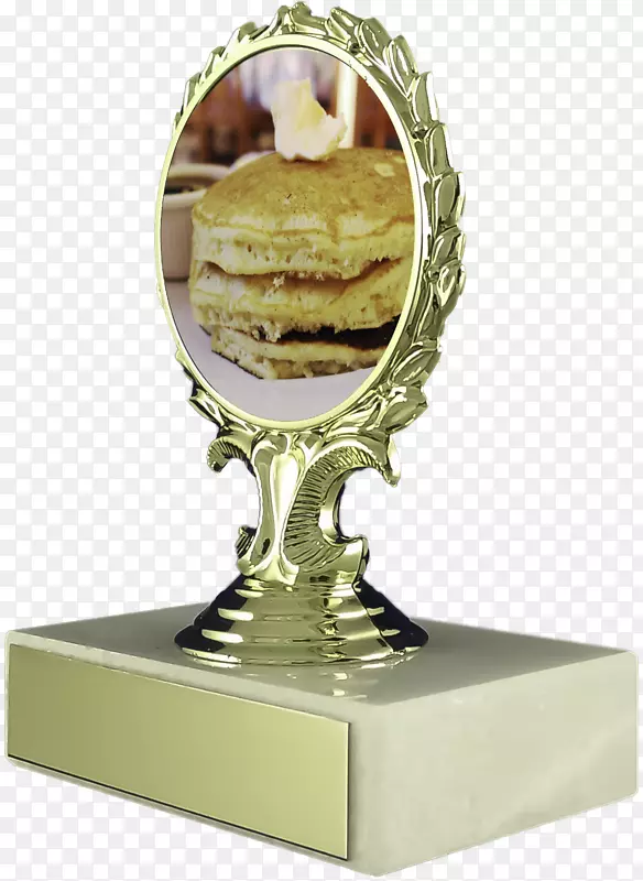 自1921年起获得煎饼大理石基奖杯
