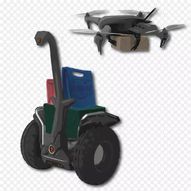 暗影运行赛博朋克交付无人驾驶飞轮无人驾驶飞行器-无人驾驶飞机运输