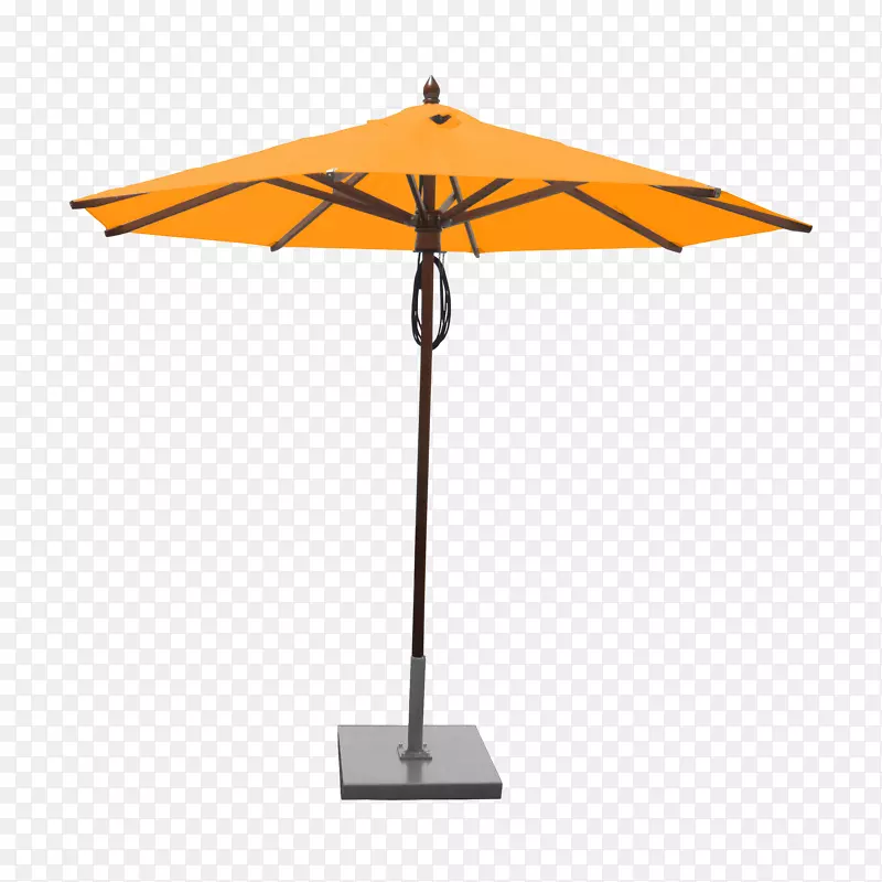 雨伞绿色庭院花园家具欧林根瓦乔-黄色雨伞