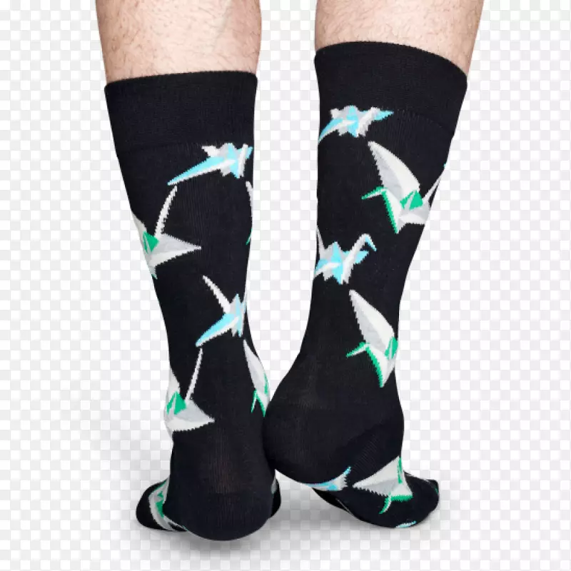 船员袜子小腿快乐袜子时尚-纸鹤