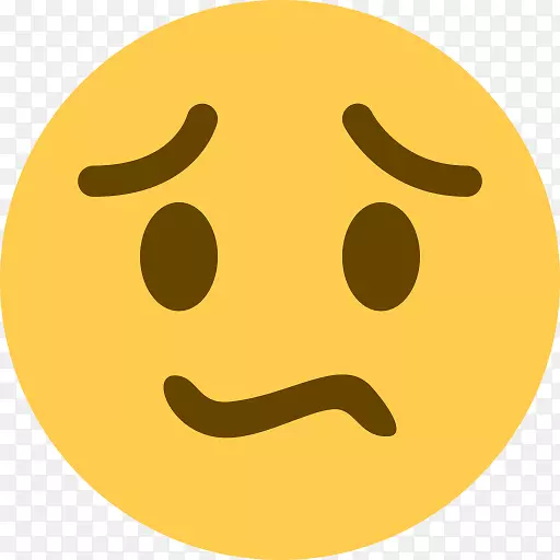 Emojipedia皱眉悲伤表情符号