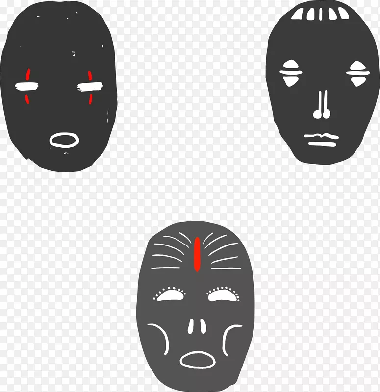传统非洲面具-面具