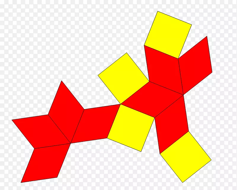 菱形十二面体多面体阿基米德实面