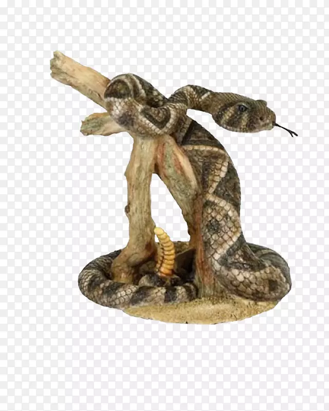 响尾蛇雕像爬行动物毒蛇