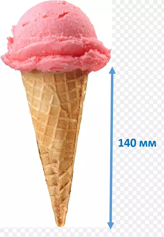 冰淇淋锥巧克力冰淇淋