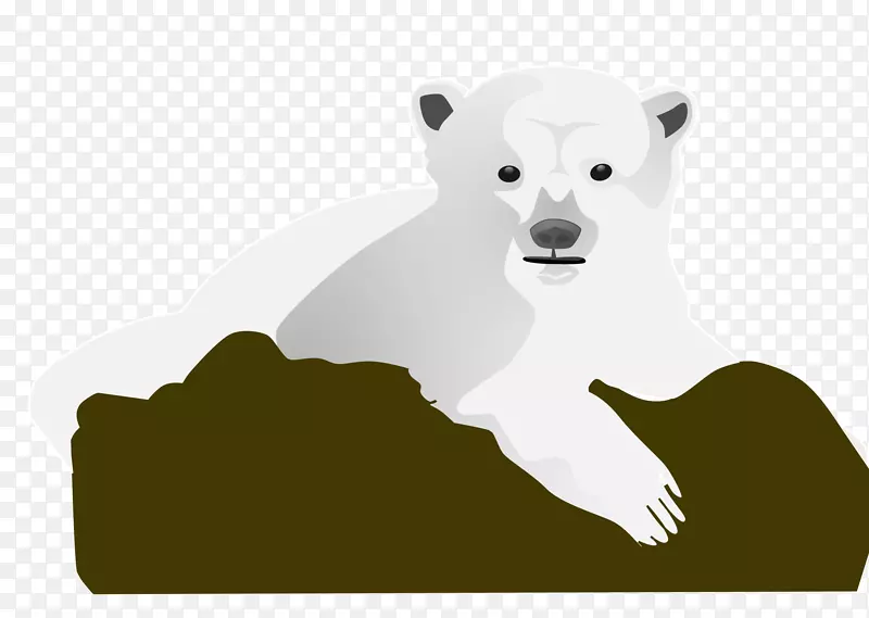 北极熊鼻子夹艺术北极熊
