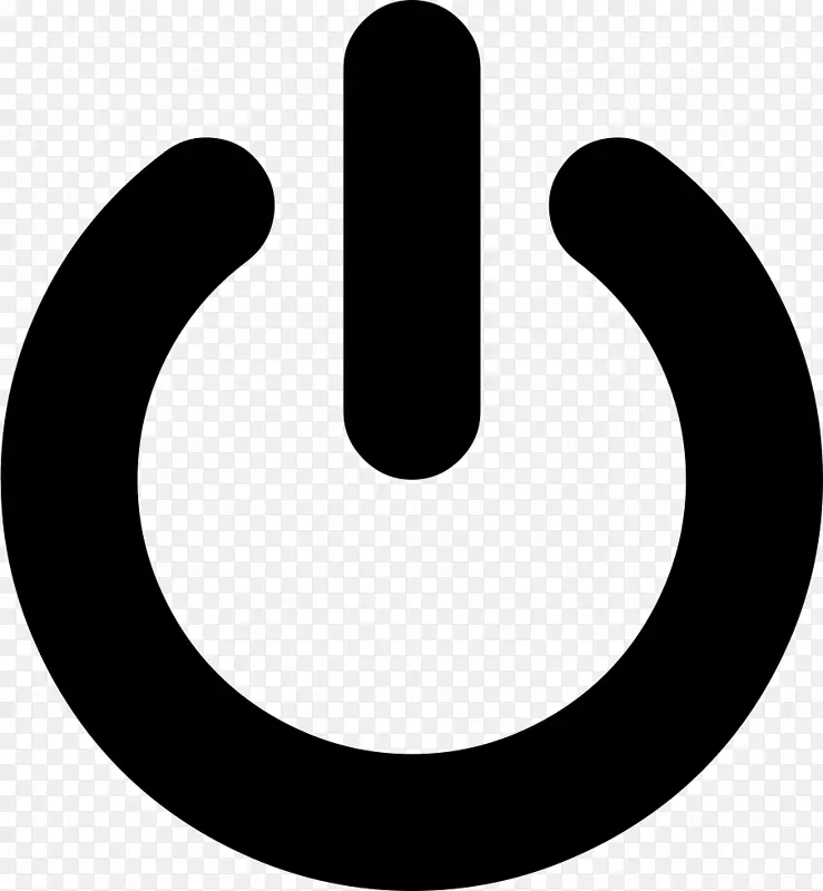 电源符号计算机图标按钮符号