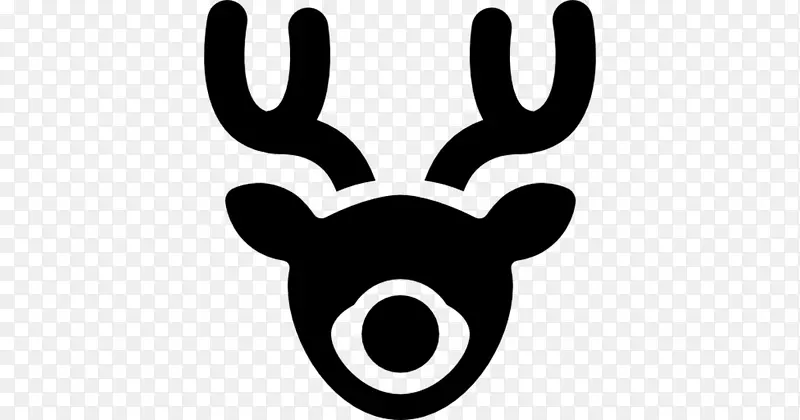 驯鹿电脑图标圣诞老人剪辑艺术-驯鹿